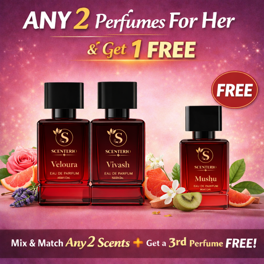 Any 2 Perfume For Her & Get 1 Free | Scenterio