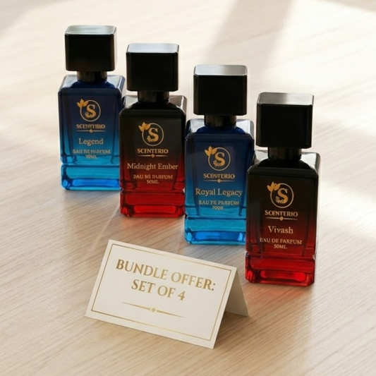 Couple Perfume Bundle – His & Her Fragrance Set of 4