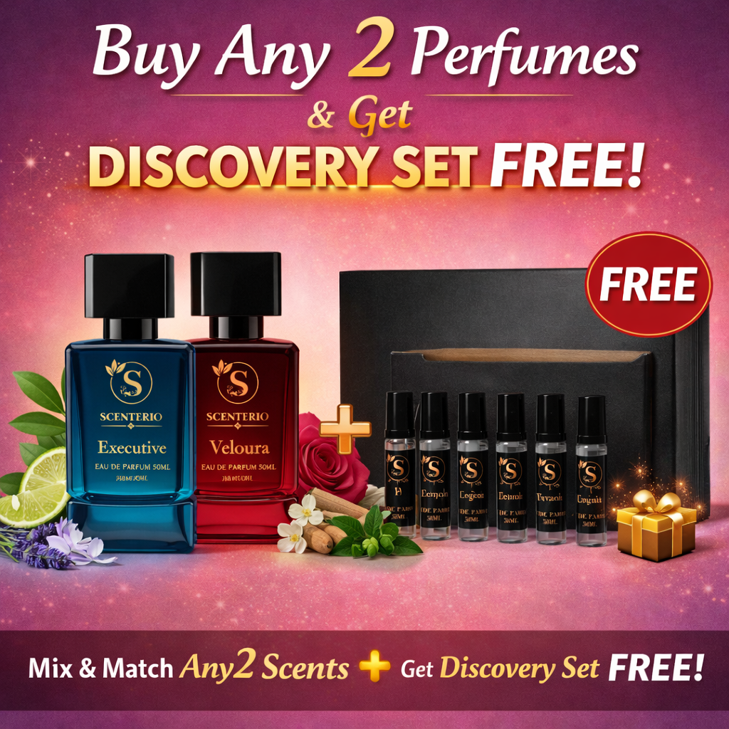 Buy Any 2 Perfumes & Get Discovery Set Free